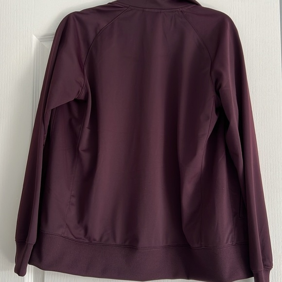 Maroon Nike Jacket size XL Youth black and orange detailing fits womens M/L - Picture 5 of 12